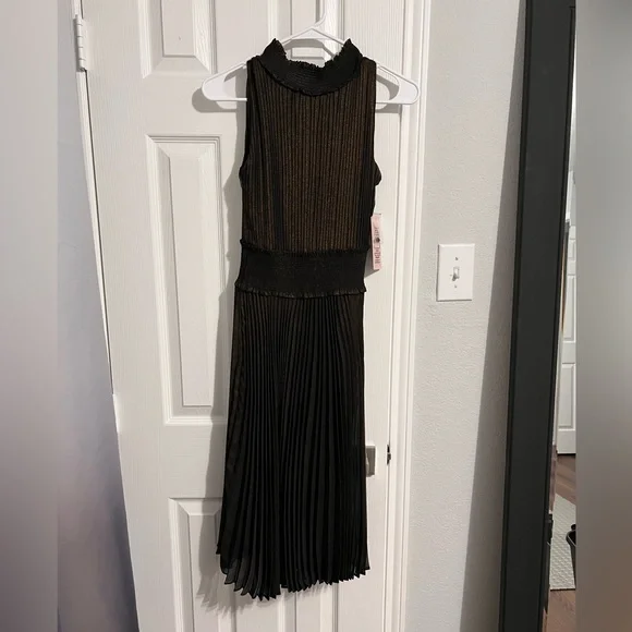 nanette lepore dress black NANETTE LEPORE Size 8 CREAM & BLACK Women Dress